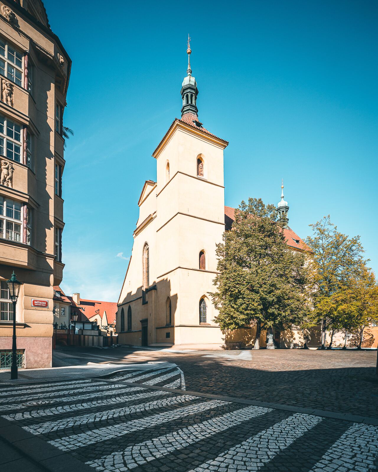 Church of St. Castulus on Haštalské náměstí in Prague