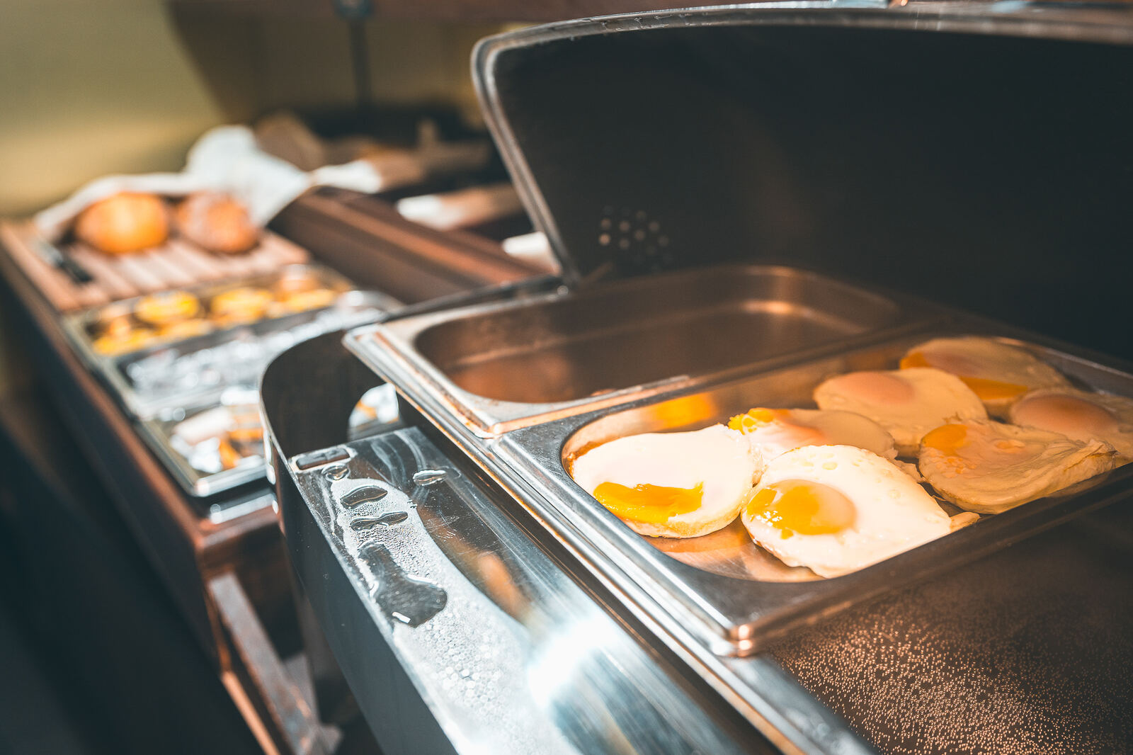 Breakfast buffet at Hotel Haštal, a good start before trying restaurants near Hotel Haštal