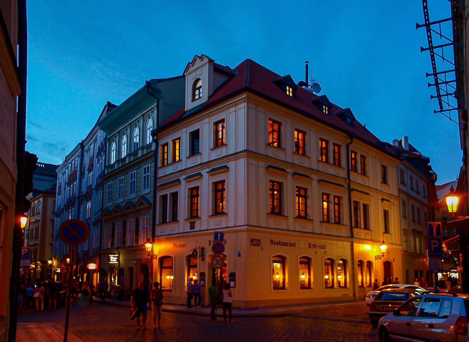 Pivovar U Tří růží, one of the restaurants near Hotel Haštal